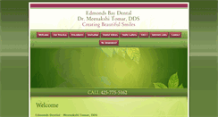 Desktop Screenshot of edmondsbaydental.com